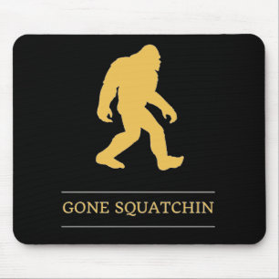 Mousepad Pé grande engraçado Squatchin ido Sasquatch