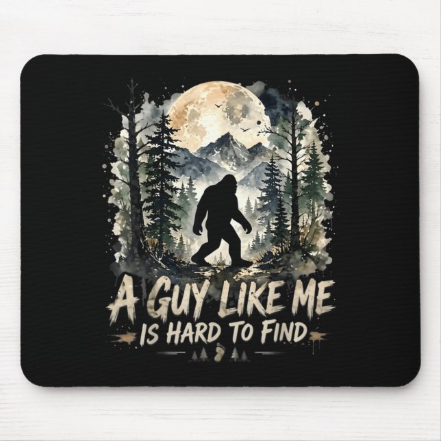 Mousepad Pé grande engraçado um cara como é difícil de enco (Frente)