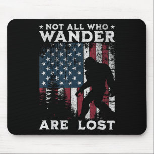Mousepad Pé Grande Nem Todos Que Vagam Estão Perdidos Sasqu
