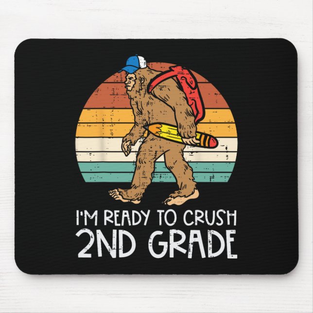 Mousepad Pé Grande Sasquatch Esmaga 2ª Série Primeiro Dia (Frente)