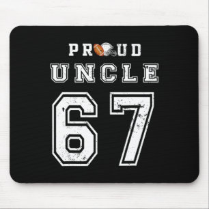 Mousepad Pé Orgulhoso Personalizado Tio Número 67 F