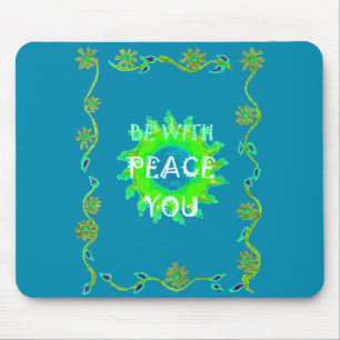 Mousepad Peace Be with You Art Impressão