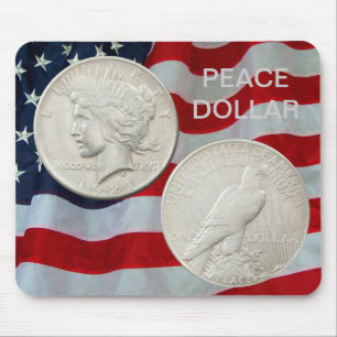 MOUSEPAD PEACE DOLLAR-MOUSEPAD