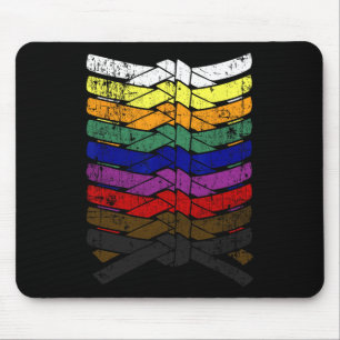 Mousepad Peace Love Cure Pink Ribbon Bree Cancer Awarenes