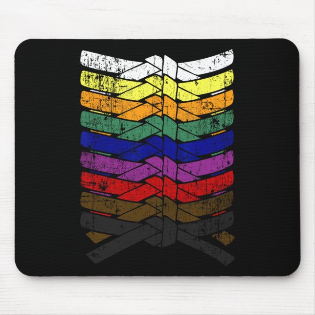 Mousepad Peace Love Cure Pink Ribbon Bree Cancer Awarenes (Frente)