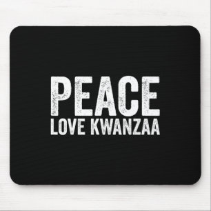 Mousepad Peace Love Kwanzaa African American Heritage Happy