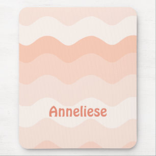 Mousepad Peach Wavy Personalizado