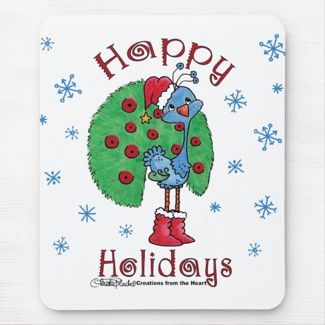 Mousepad Peacock Natal (Frente)