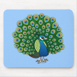 Mousepad Peafowl indiano