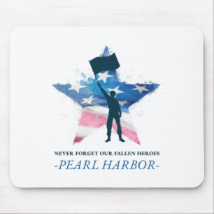 Mousepad Pearl Harbor Nunca Esquece Os Nossos Heróis Falido