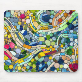 Mousepad Pebbles - Arte Mosaica Colorida