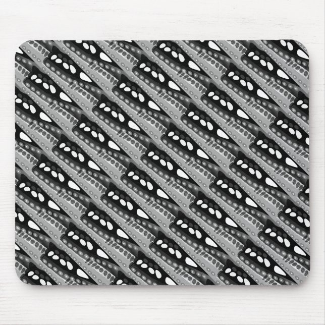 Mousepad Pebolhas na cinza noturna (Frente)