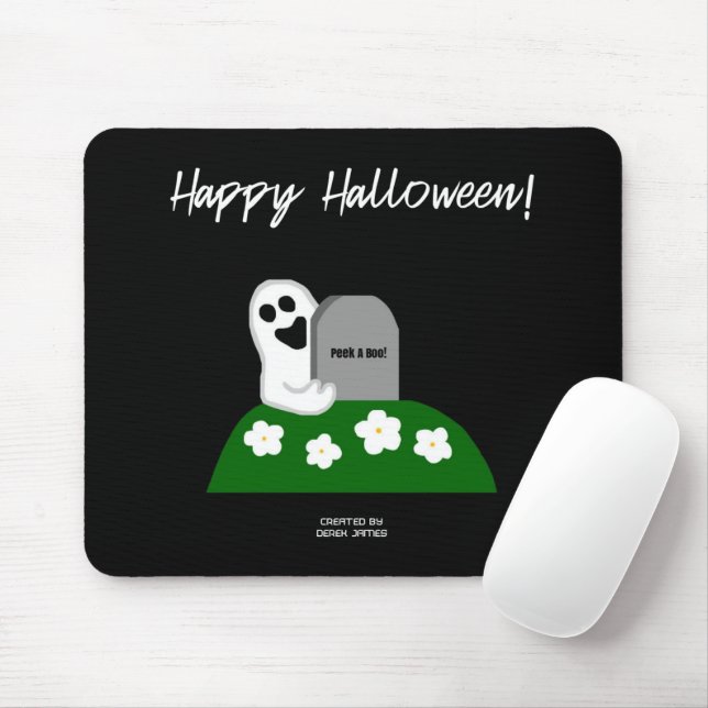Mousepad Peça Um Pad De Mouse Fantasma (Com mouse)