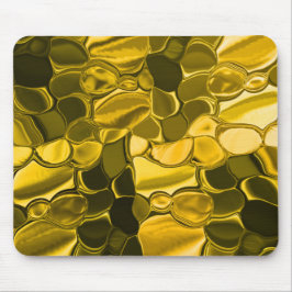 Mousepad Peças amarelas ou douradas parecem ouro-metal