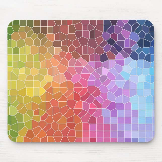 Mousepad Peças de Cor (Frente)