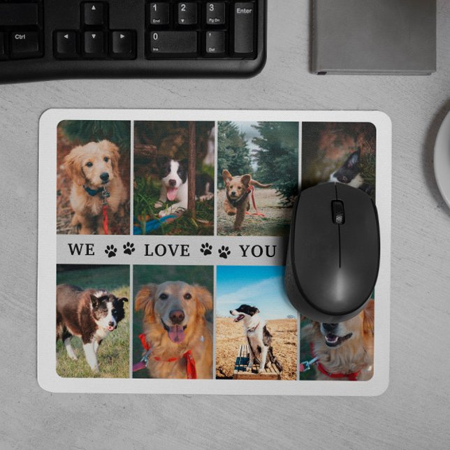 Mousepad Peças Que Te Ama A Colagem De Fotos De Pai (Criador carregado)