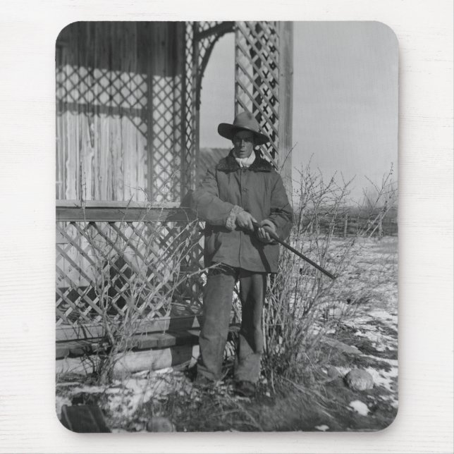 Mousepad Pecuarista Cowboy ou Fora da Lei Canadense do Velh (Frente)