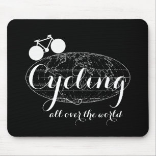 Mousepad pedalagem de bicicleta de bicicleta ciclagem