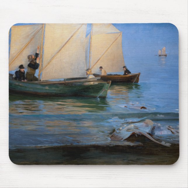 Mousepad Peder Severin Kroyer - Barcos De Pesca (Frente)