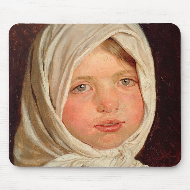 Mousepad Peder Severin Kroyer - Menina de Hornbaek (Frente)