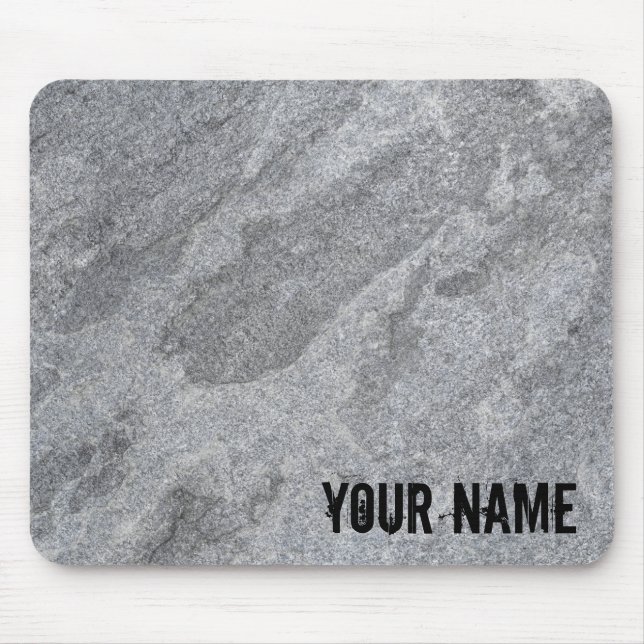 Mousepad Pedra de cinza granito (Frente)