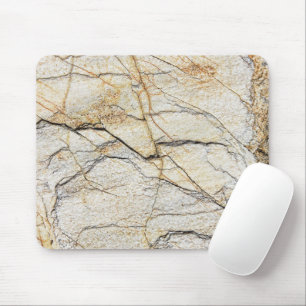 Mousepad Pedra de Mármore Texturizada Marrom e Preta