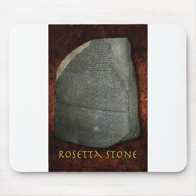 Mousepad Pedra de Rosetta (Frente)