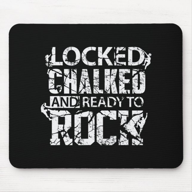 Mousepad Pedra Subindo Pronta para Escalar Montanha Escalad (Frente)