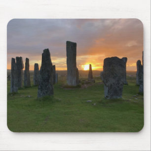 Mousepad Pedras eretas no nascer do sol - Scotland de