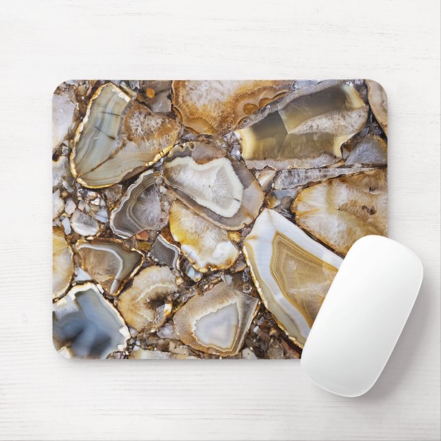 Mousepad Pedras Geográficas Polidas (Com mouse)