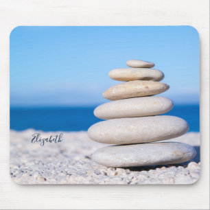 Mousepad Pedras Zen Terapeuta, Praia