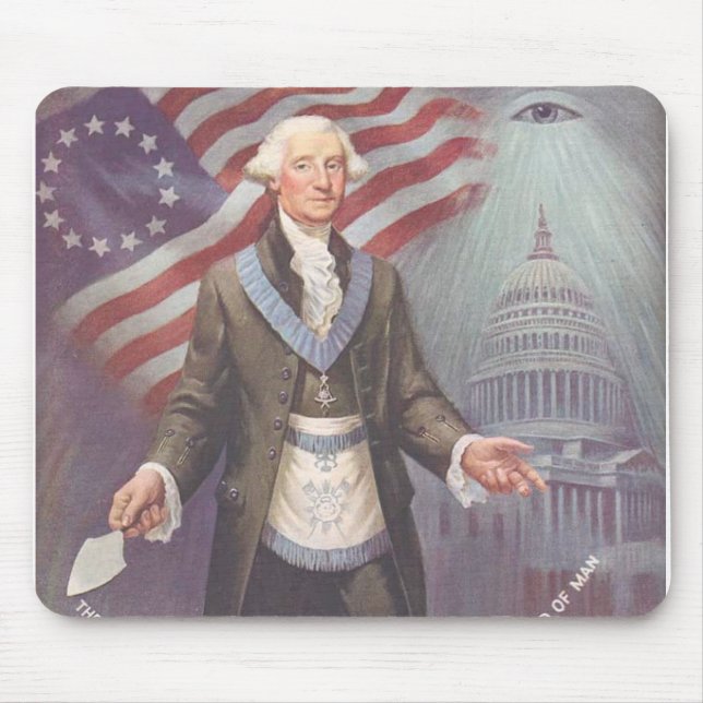 Mousepad Pedreiro de George Washington (Frente)