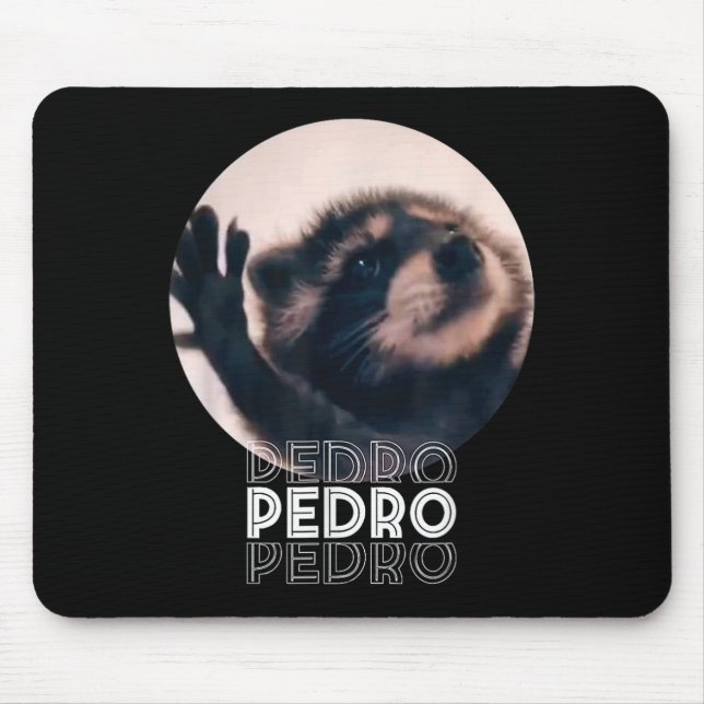 Mousepad Pedro Racoon Dance Popular Internet Memache D (Frente)