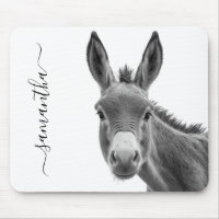 Peeking Sneaky Donkey Cute Personalizado