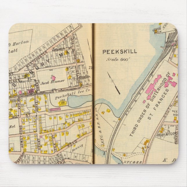 Mousepad Peekskill, Nova Iorque (Frente)