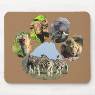 Mousepad Pegada de Zebra no Céu Azul