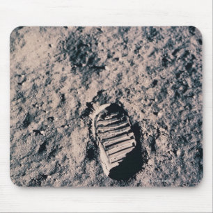 Mousepad Pegada na superfície lunar