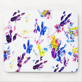 Mousepad pegadas do pinguim