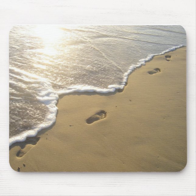 Mousepad Pegadas na areia (Frente)