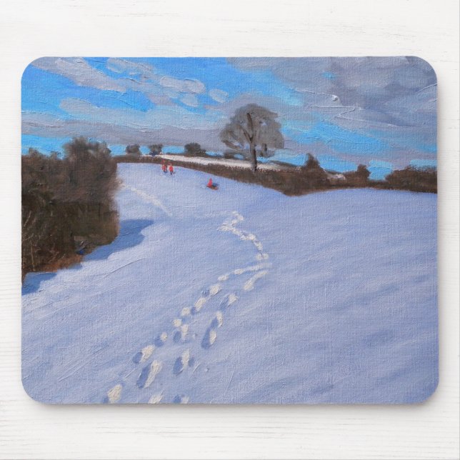 Mousepad Pegadas na neve 2009 (Frente)