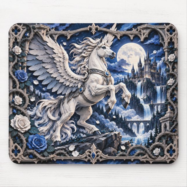 Mousepad Pegasus, Monstro de Corte de Papel (Frente)