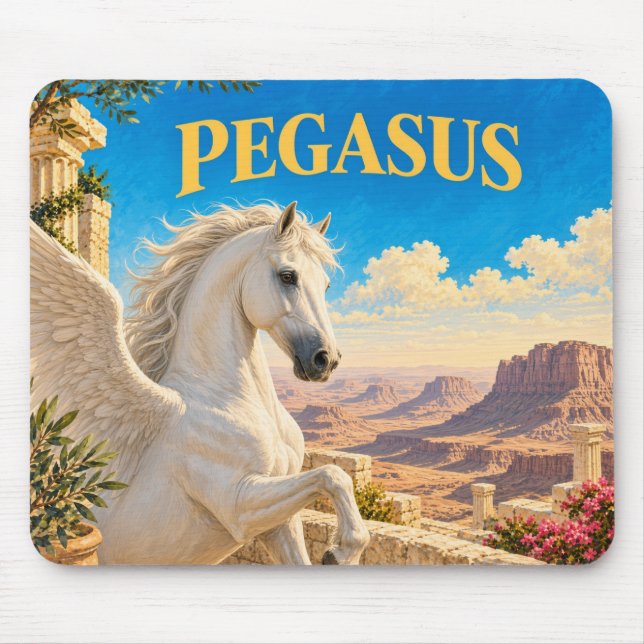 Mousepad Pegasus, Monstro de Fantasia Gótica (Frente)
