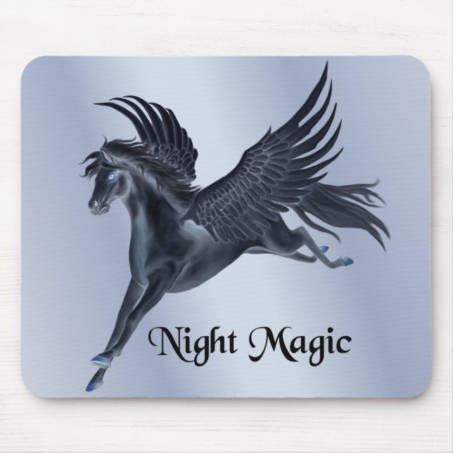 Mousepad Pegasus Preto (Frente)