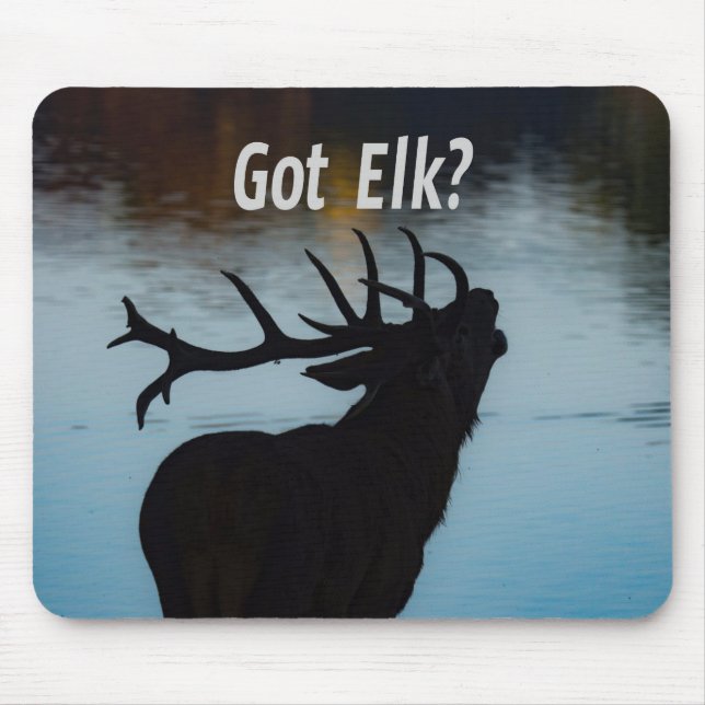 Mousepad Pegou Elk? Engraçado Hunter Humor (Frente)