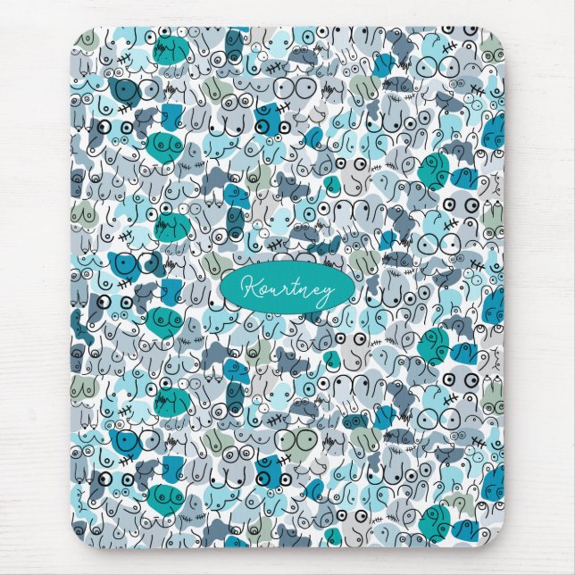Mousepad peito pastel azul (Frente)
