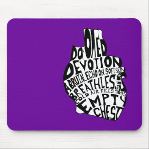 Mousepad peito vazio: coração anatômico