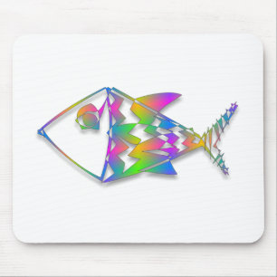 Mousepad Peixe abstrato