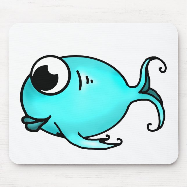 Mousepad Peixe azul (Frente)