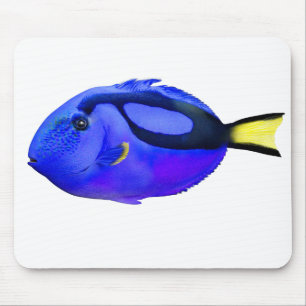 Mousepad Peixe de água salgada azul