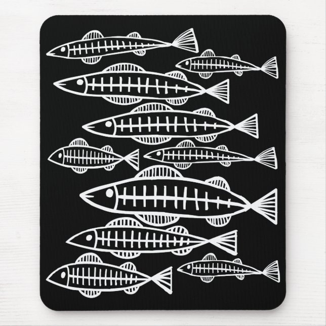 Mousepad Peixe de Raios X (Frente)